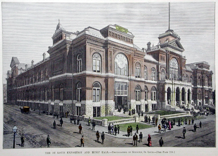 Exposition and Music Hall constructed