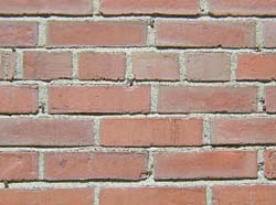 a close up image of red bricks
