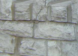 a limestone wall